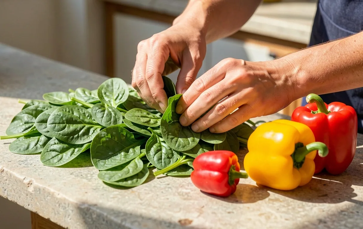 Ingredientes naturales frescos